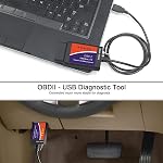 ELM327 USB Adapter OBD2 Scanner for Windows, ELMconfig FoCCCus F0R-Scan Diagnostic Scan Tool with MS-Can/HS-Can Switch OBD2 Adapter for Ford Lincoln Mazda Mercury Series Vehicles