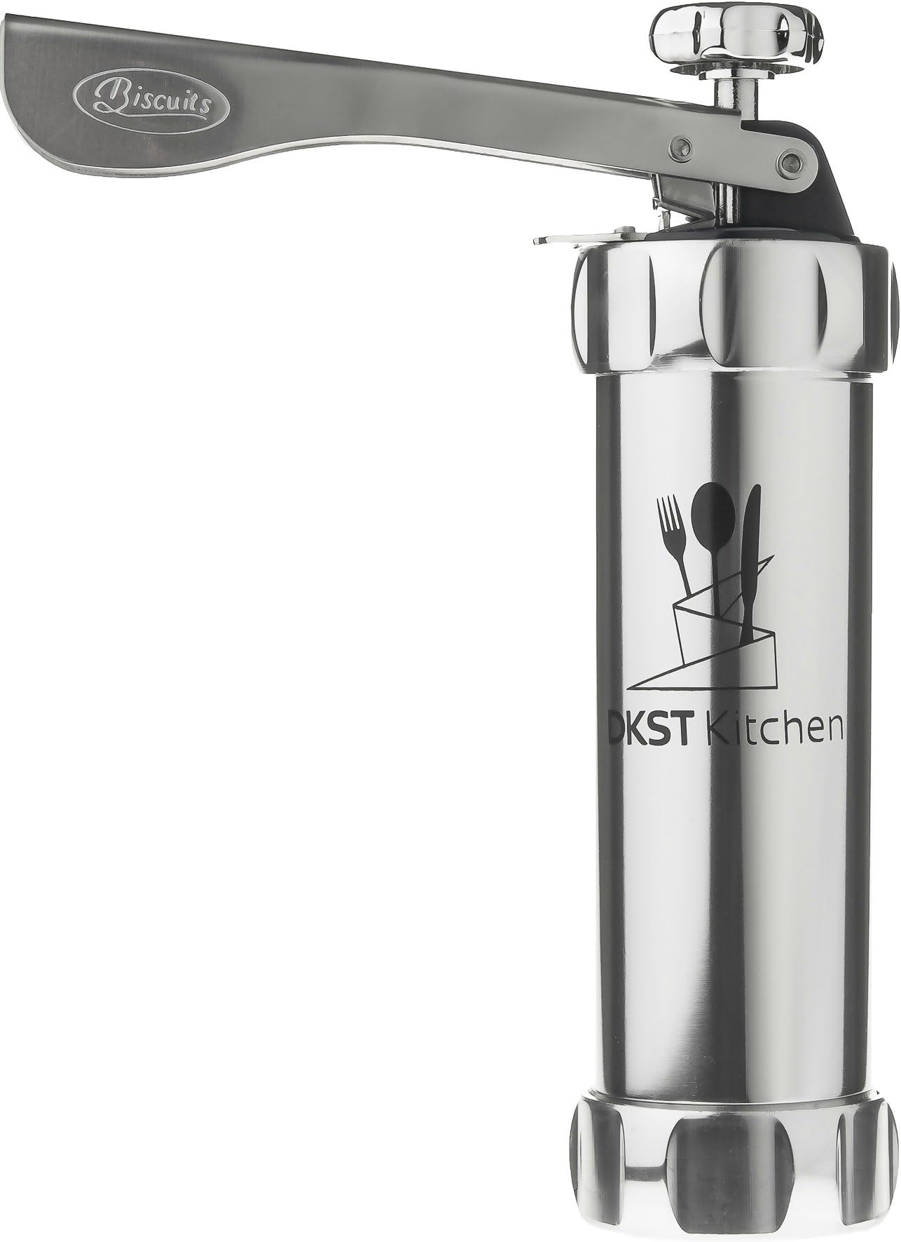 Stainless Steel Cookie Press Kit with 20 Discs and 4 Icing Tips