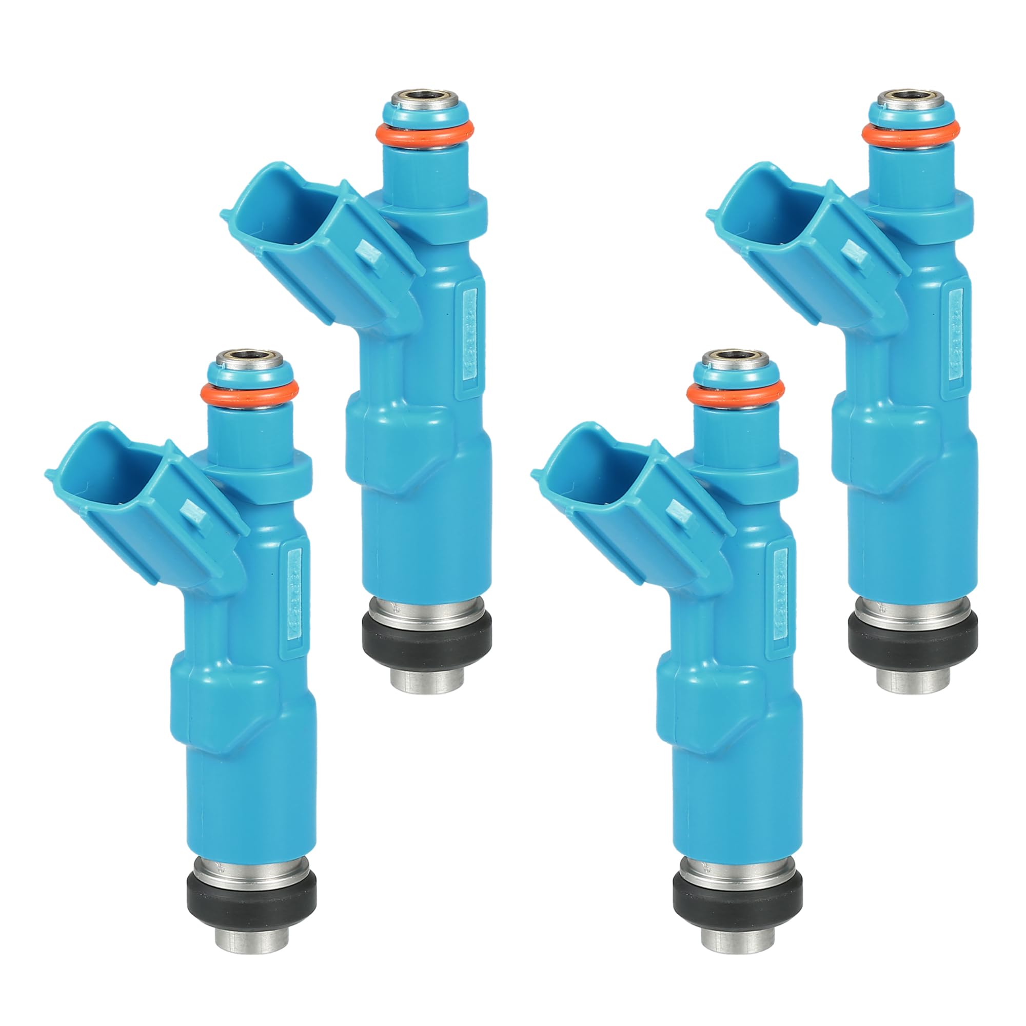 A ABSOPRO Iniettore Carburante No.23250-29015 Ugello Iniezione Carburante per Toyota Yaris Vitz 1999-2005 1.0L 1.3L Blu 4 Pezzi