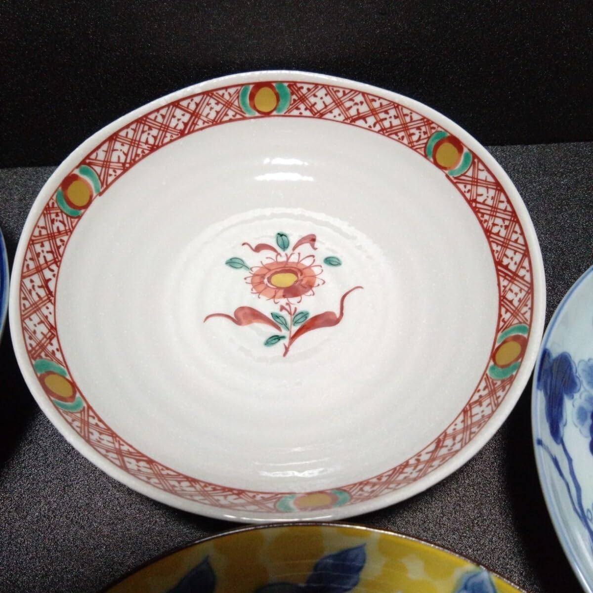 美濃焼 赤絵三味 和皿 パスタ皿 深鉢 盛鉢 中鉢 5個 新