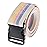 COW&COW Gait Belt 60inch - Transfer and Walking Assistance with Quick Release Buckle for Caregiver Nurse Therapist 2 inches(Pastel stripee)