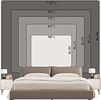 Vista 6 de Apdidl Tapiz estrellado de galaxia forestal para techo de dormitorio, espacio azul, cielo estrellado, luna, estrellas, tapiz estético, telón