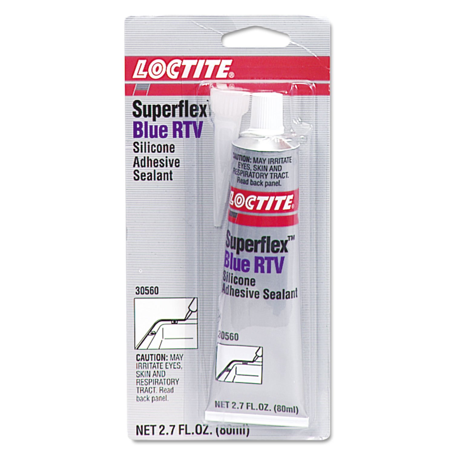 80 ML Superflex Blue RTV Silicone AD miniatura 1