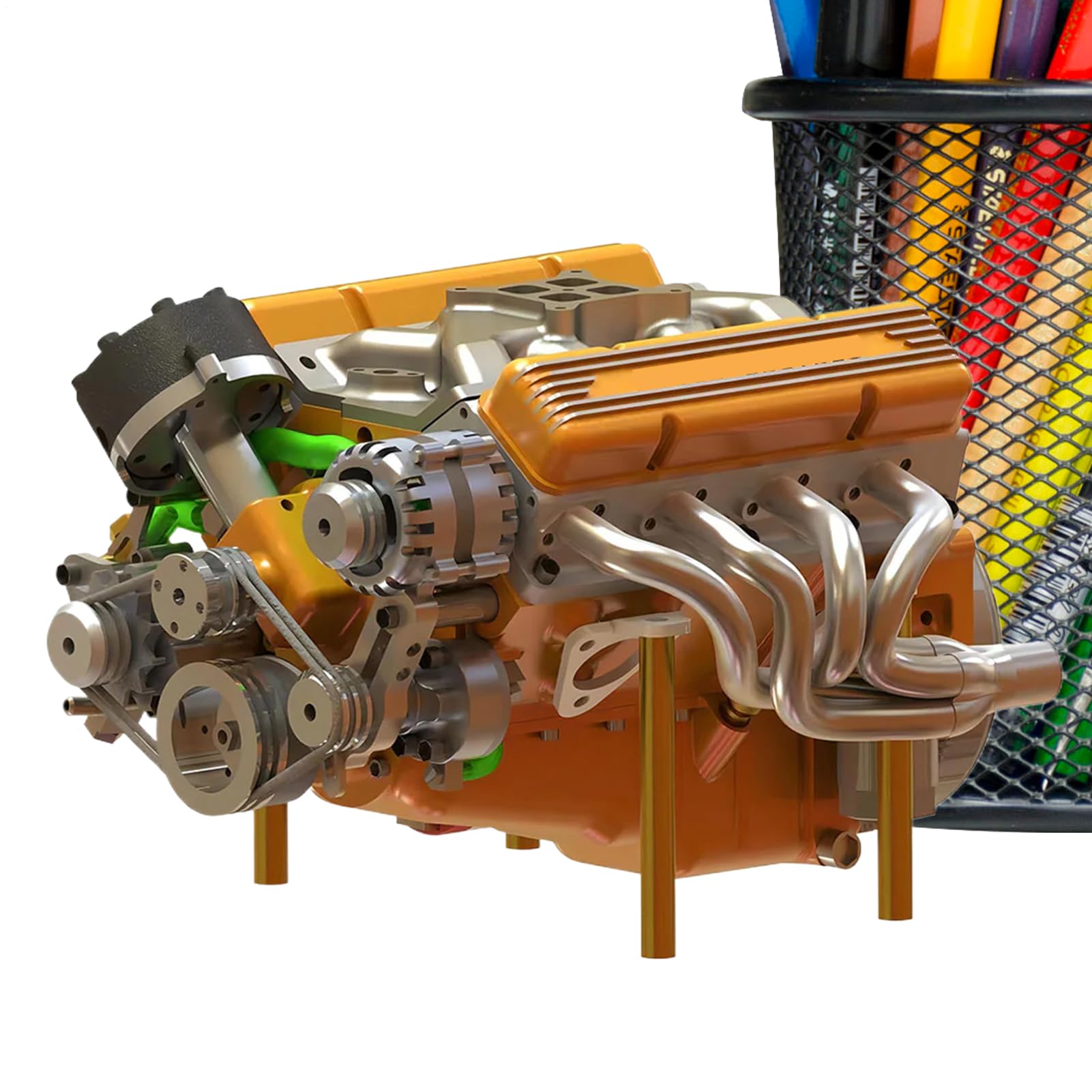 Moteur à modèle réduit original, figurine cadeau pour adultes passionnés