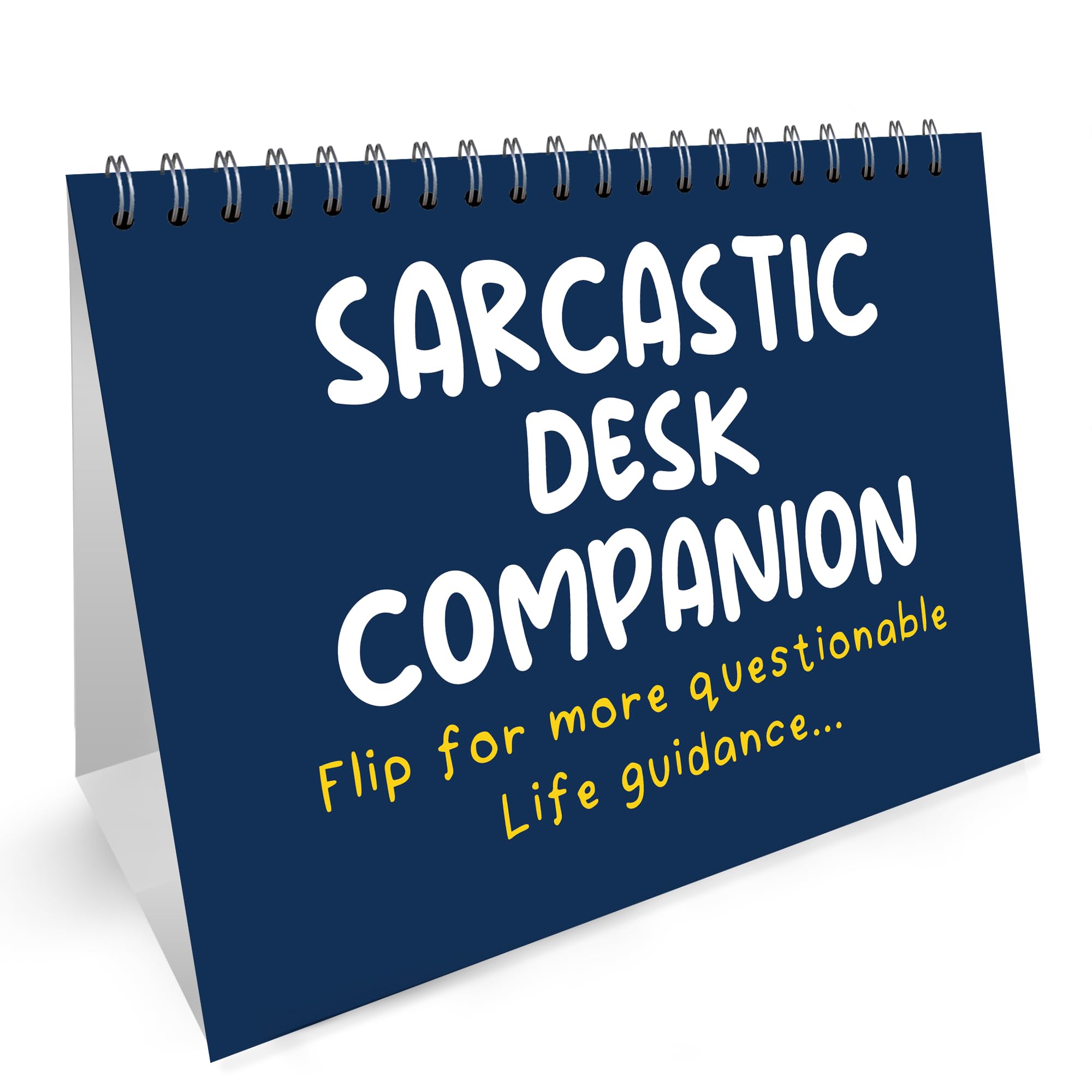 RED OCEAN Joke Desk Calendar Sarcastic Office Companion Gift For Friend, Secret Santa Gift, Funny Quotes for Desk, Funny Office Gift, Funny Gifts For Women, Colleague Gifts For Birthday Christmas
