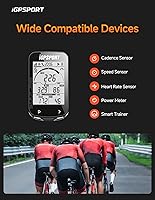 Vista 8 de iGPSPORT BSC100S Computadora GPS para Bicicleta Inalámbrica, Pantalla LCD de 2.6'' 40H Recargable Impermeable Computadora de Ciclismo Bluetooth ANT+
