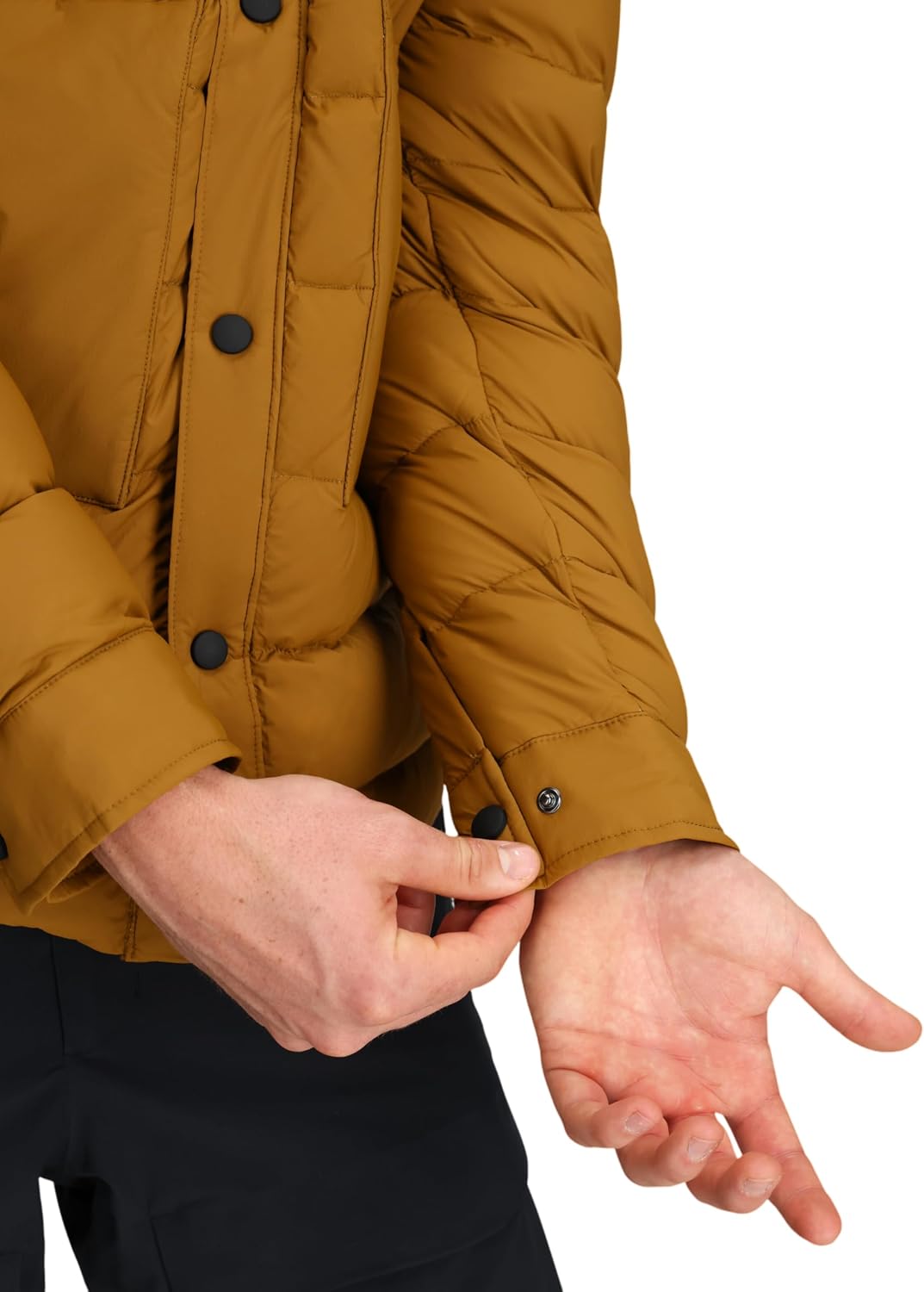 Obermeyer Mens Explorer Shirt featuring Allied Feather Traceable Down