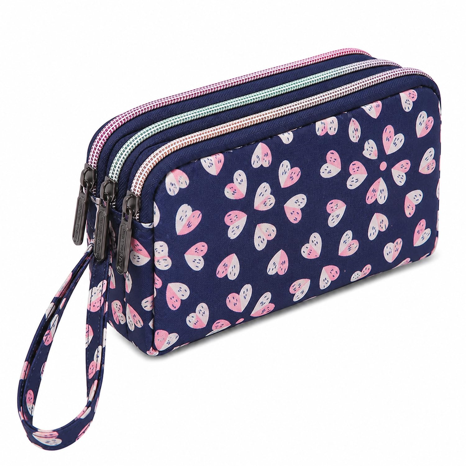 syga Women's Clutch Canvas Art Three-Layer Long Wallet Women's Handbag Large Capacity Key Coin Purse Casual Mobile Phone Bag-picture-21