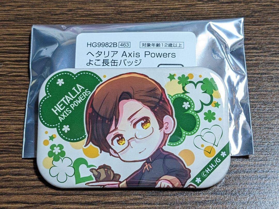 Amazon.co.jp: ヘタリア よこ長缶バッジ マカオ ヒサゴ イベント : ホビー