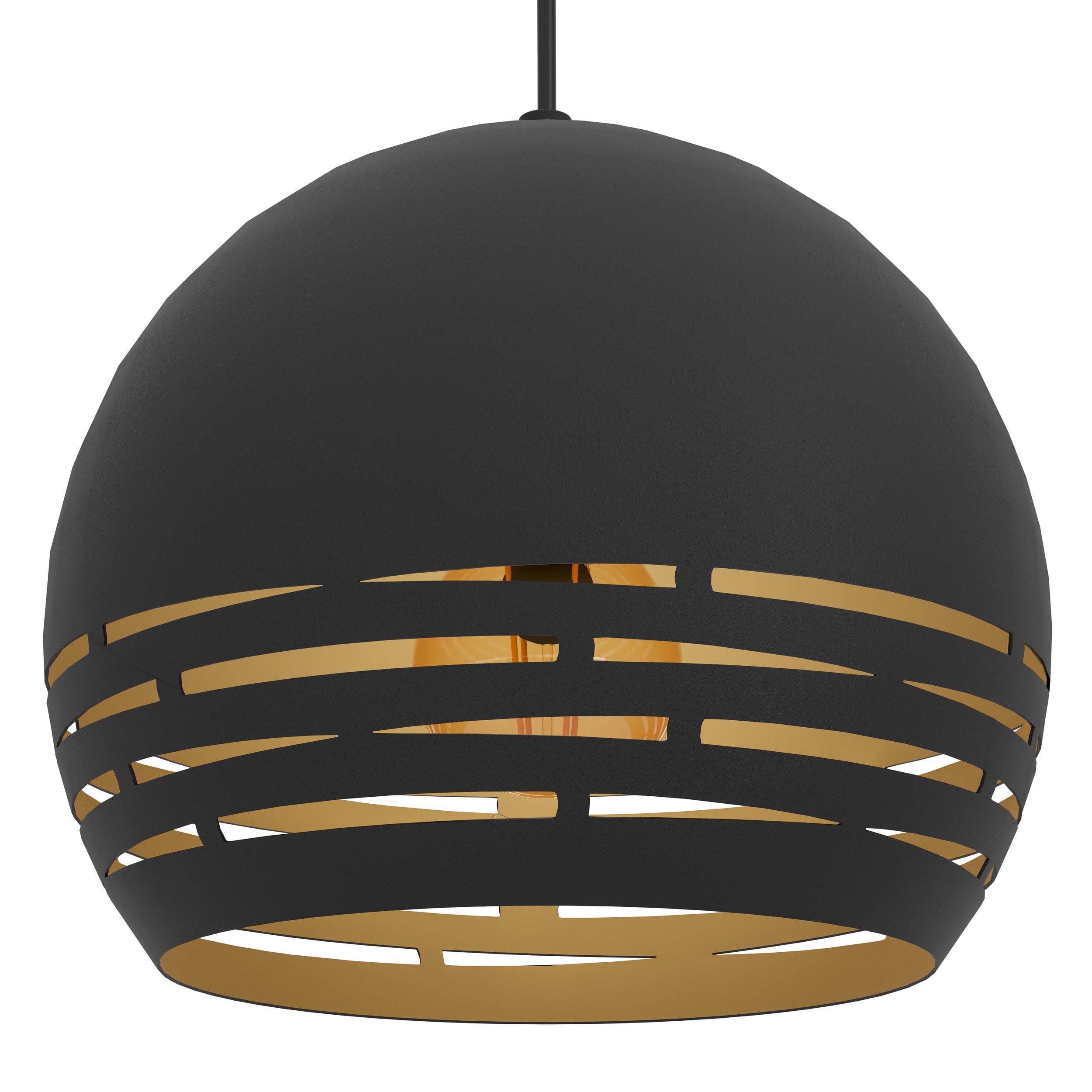 EGLO lampa wisząca Camastra, pojedyncza lampa sufitowa, lampa z metalu