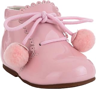 Zapatos para niña con pompones para damas de honor