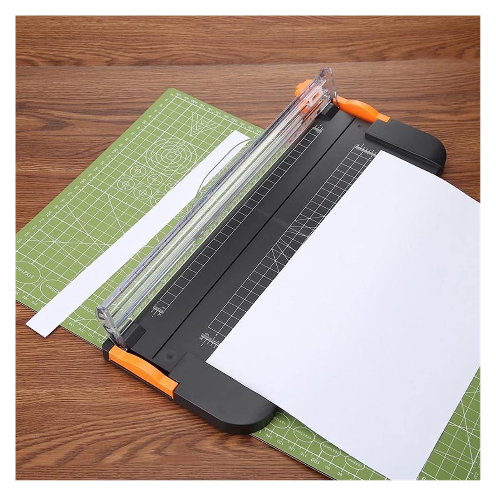 Taglierina portatile di precisione per ufficio scrapbooking e taglio fotografico con tappetino da taglio in plastica leggera per progetti artigianali e fai da te