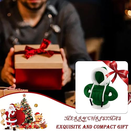 Miniatura 6 de Funda protectora para maletero de coche con mezclilla antideslizante para palanca de cambios automática (verde)