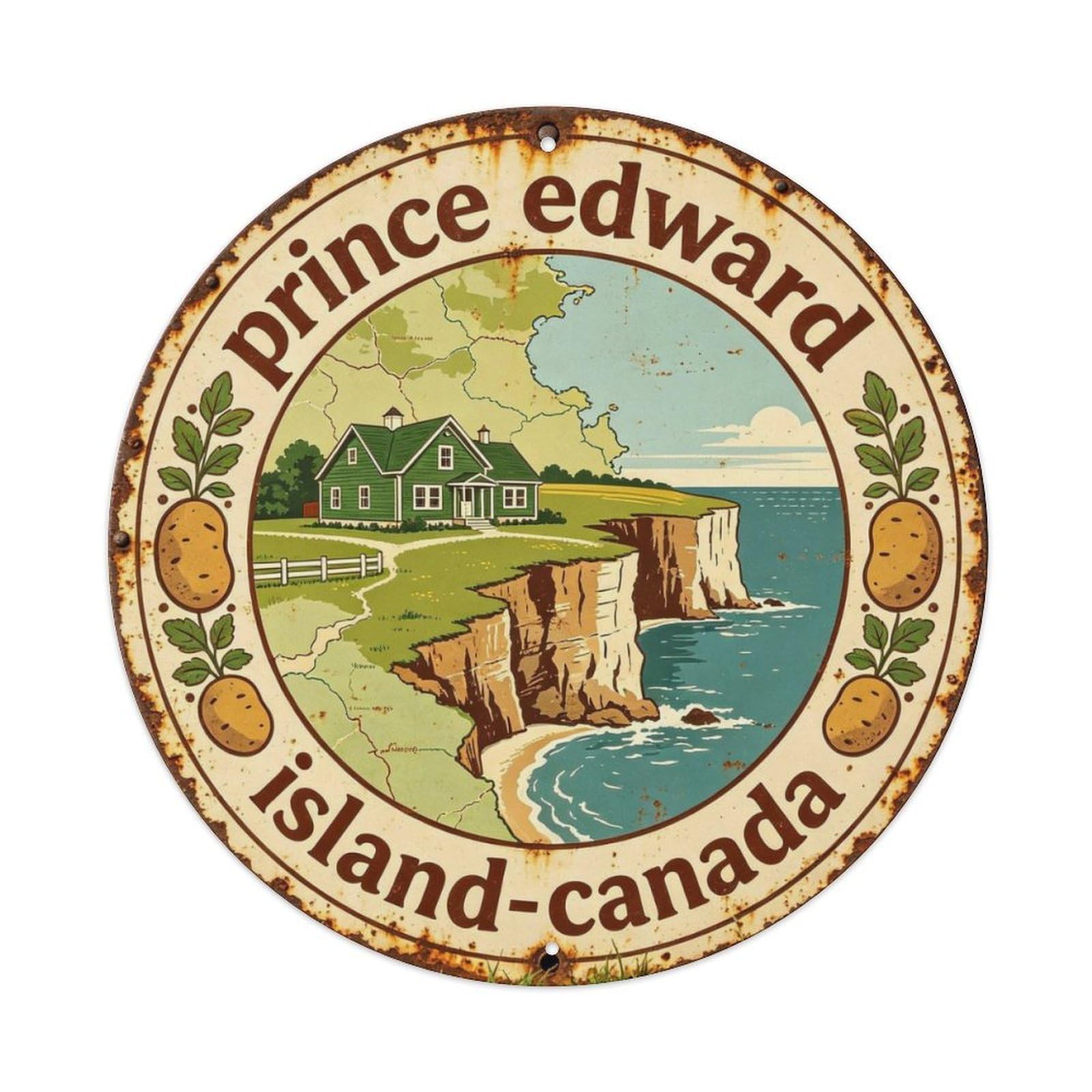 Prince Edward Island Metal Tin Sign Plaque
