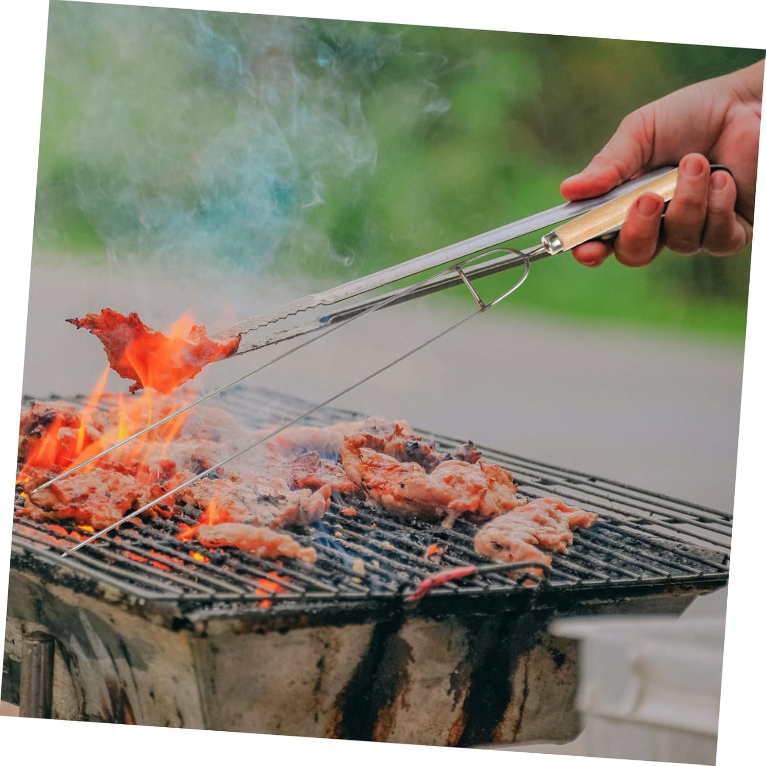 BESPORTBLE Stainless Steel Grill Tool for Outdoor Barbecue with Ergonomic Design Multi-Function BBQ Accessories Kit Gift for Father S Day Birthdays and Camping