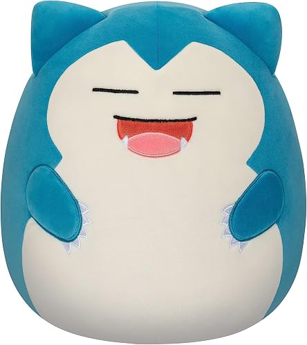 Squishmallows Pokemon 14-Inch Snorlax Plush - Add Snorlax to Your Squad, Ultrasoft Stuffed Animal Large Plush, Official Jazwares Plush - Snorlax