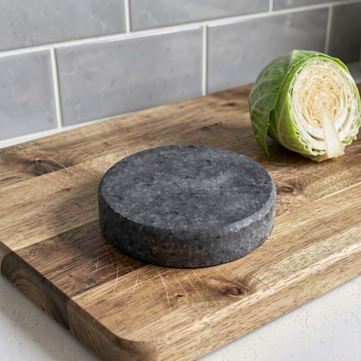 Stone Fermentation Weights Black 4.72 Inch for Mason Jars