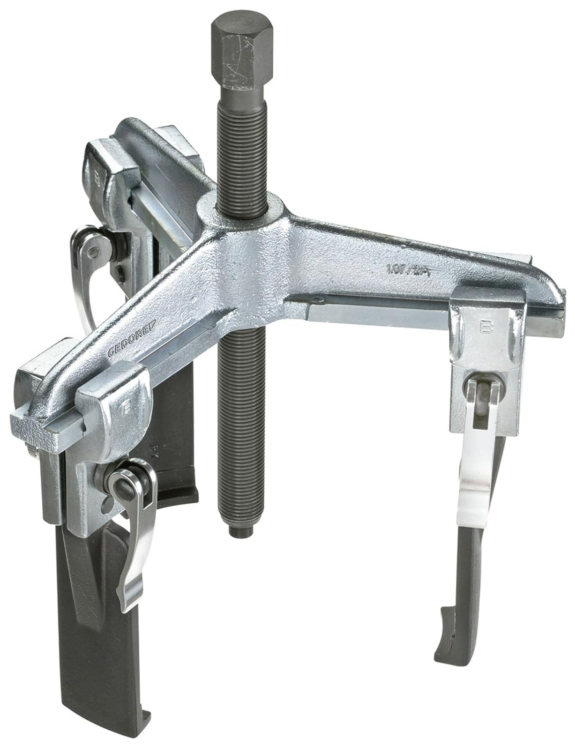 GEDORE 1.07/S1-E Quick-Release Puller, 3-arm Pattern, with Slim Legs 130x100 mm