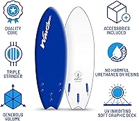 Vista 4 de Wavestorm - Tabla de surf de espuma de 5'6