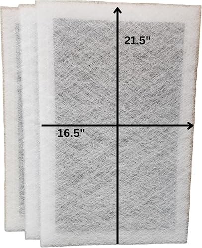 Filtro de repuesto para filtro de aire dinámico 7-18x24 blanco (tamaño real del filtro 16.5 "x21.5") Filtros de envío rápido