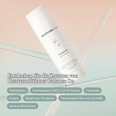 Health Labs Care Hair Conditioner with Creatine and Ceramides Hair Treatment for Dry Hair Smooths Hair and Makes Combing Easier Gives Hair Suppleness and Shine PEH Balance 200 ml