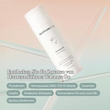 Health Labs Care Hair Conditioner with Creatine and Ceramides Hair Treatment for Dry Hair Smooths Hair and Makes Combing Easier Gives Hair Suppleness and Shine PEH Balance 200 ml