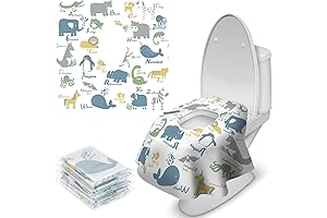Waterproof and Disposable Extra Large Toilet Seat Covers for Travel and Potty Training