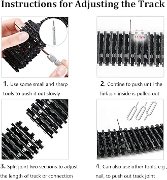Premium Robot Tank Car Chassis Starter Kits, MiniTP100 Smart Metal Tracked Robotic Chassis Control Platform for Arduino RaspberryPie MicroBit DIY STEAM Science Teaching Education Experiment, Gold