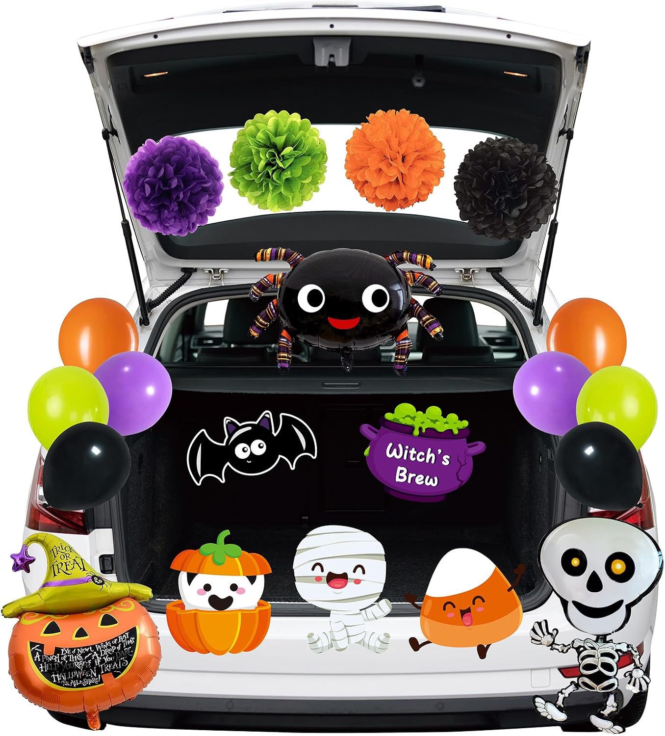 Amazon.com: IMISHM Halloween Trunk or Treat Car Decorations Halloween ...