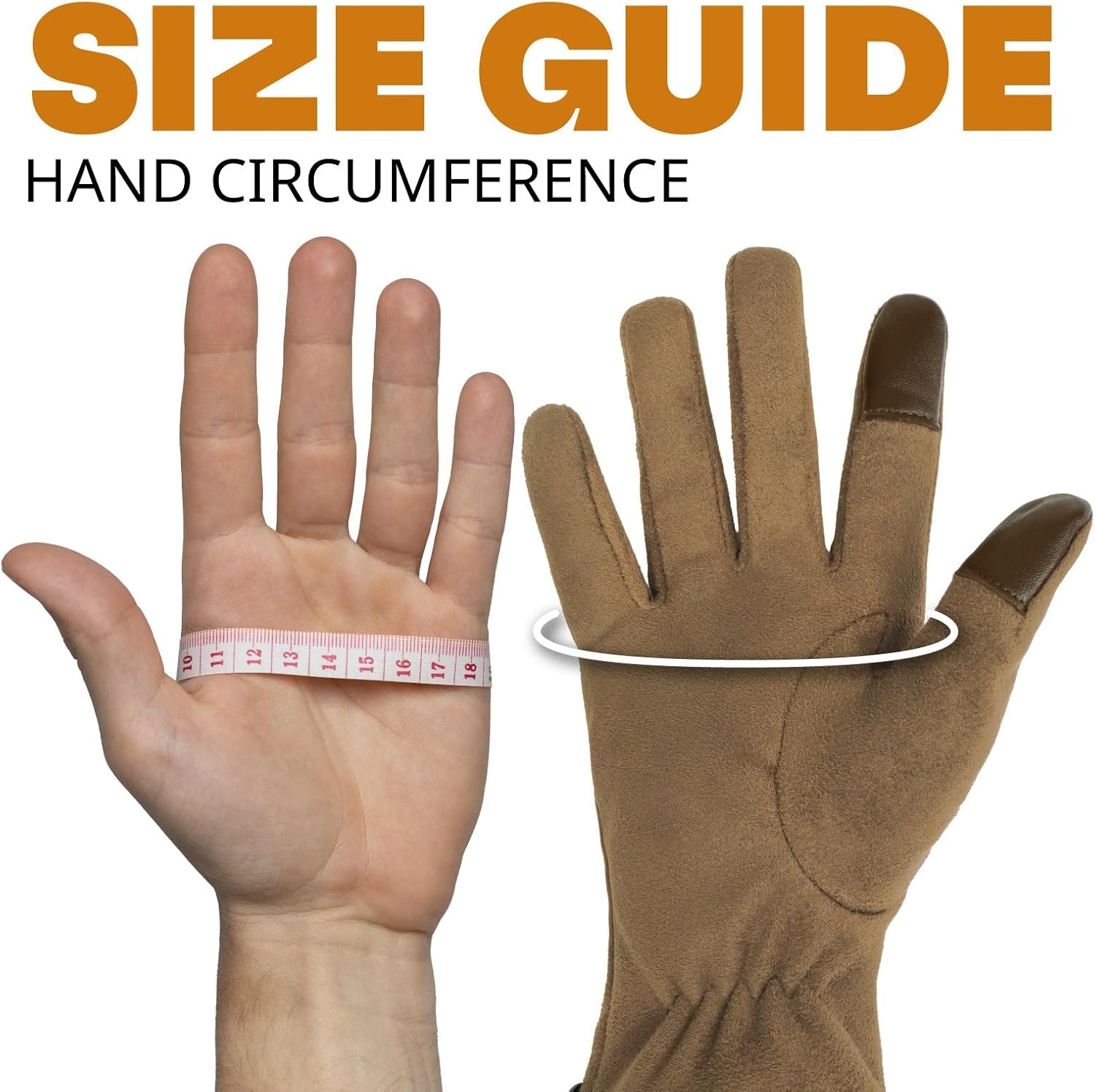 Timberland Women’s Rivet Faux Suede Gloves – Soft Lined Winter Handwear, Comfortable Fit, Warm for Cold Weather Wear - Image 7