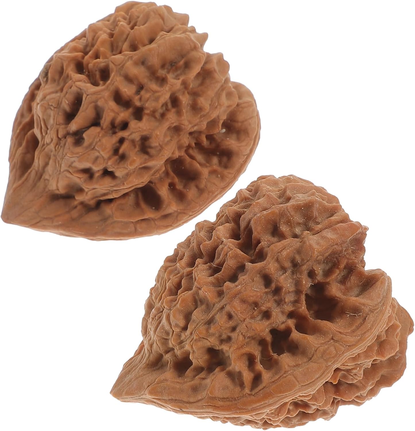 Garneck 2pcs Walnut Hand Massage Balls for Deep Tissue Therapy Hand Exercise and Mental Relaxation for Motor Function Improvement and Relief