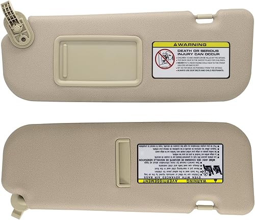 Miniatura 6 de Visera solar para el lado izquierdo del conductor compatible con Hyundai Elantra 2011-2015 Hyundai Veloster 2006-2016 Número OEM de repuesto