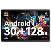Whitedeer Tablet, Android 15 Tablet 10 Pollici Octa-Core,30GB RAM + 128GB ROM Espandibile 1TB