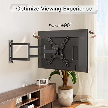 ELIVED 950mm Long Arm TV Wall Bracket for 26-65inch LED, LCD, OLED Flat TVs