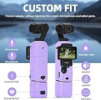 Vista 8 de Funda de silicona para bolsillo 3 y cordón para el cuello, funda protectora para lentes, resistente a los arañazos, ajustable, fácil de transportar