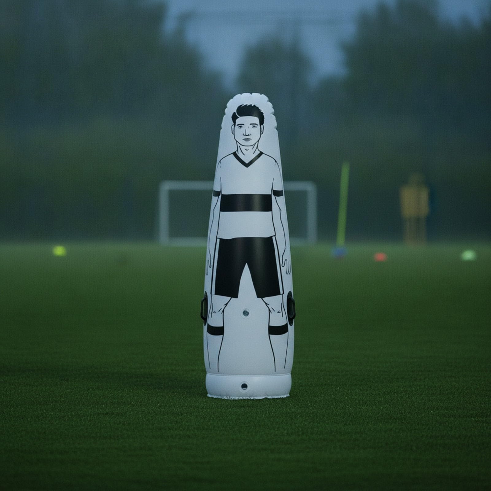 Baoblaze Manichino da Calcio Gonfiabile in PVC Manichino da Gonfiabile Resistente all'Usura Attrezzatura Sportiva per Scuole, Pratica a Casa