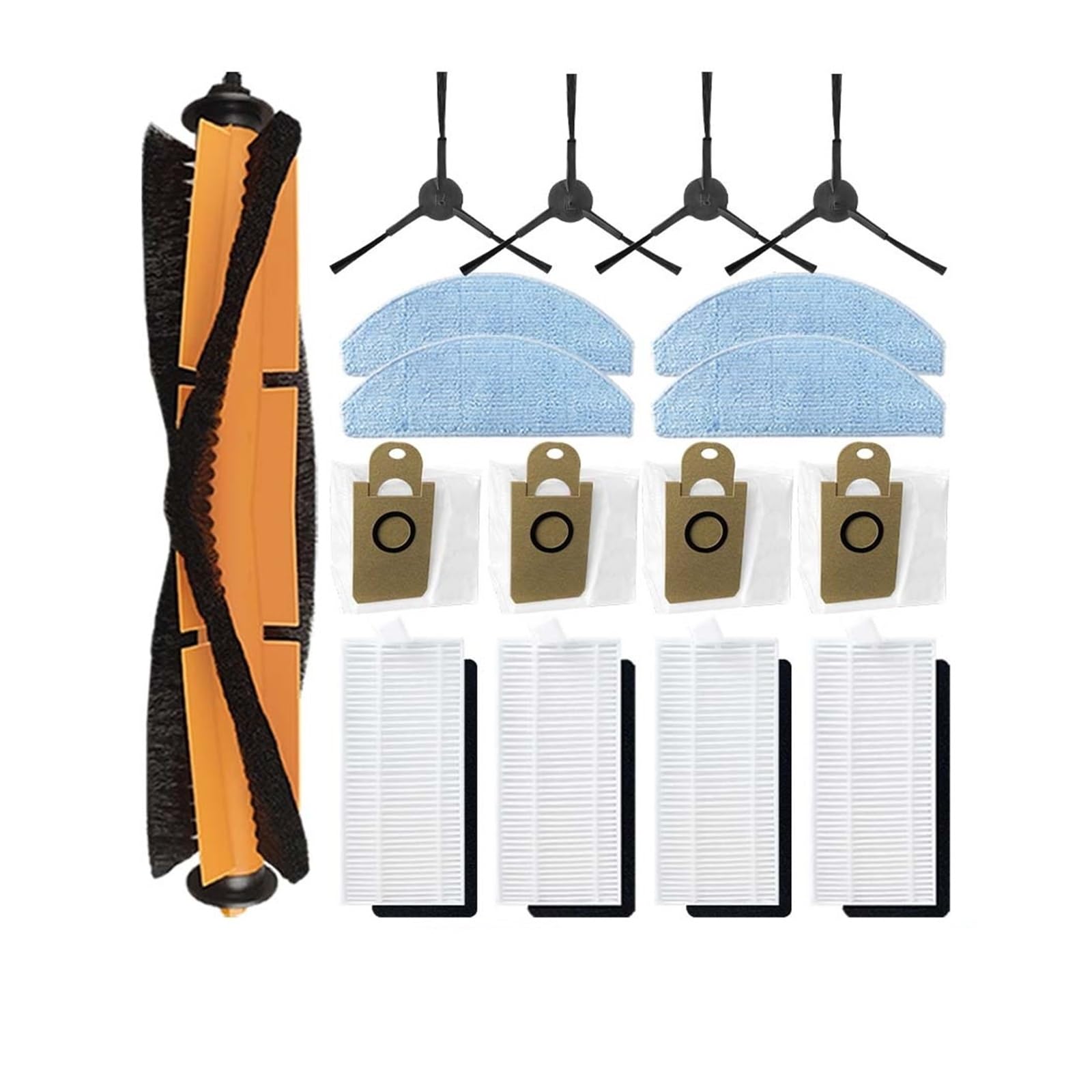 Kit Pièces De Rechange Pour Robot Aspirateur Liectroux L200 – 6 Filtres HEPA + 10 Brosses Latérales – Entretien Et Performance Optimale - 11