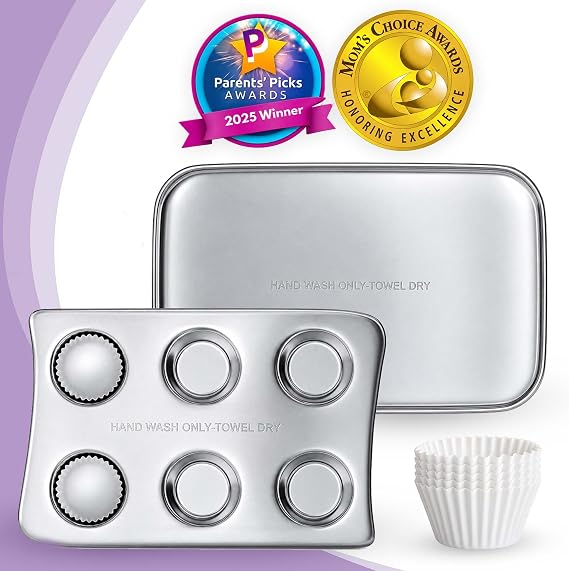 Kids Oven Pan Set For Easy Bake Ultimate Oven With 75 Liners, Nonstick