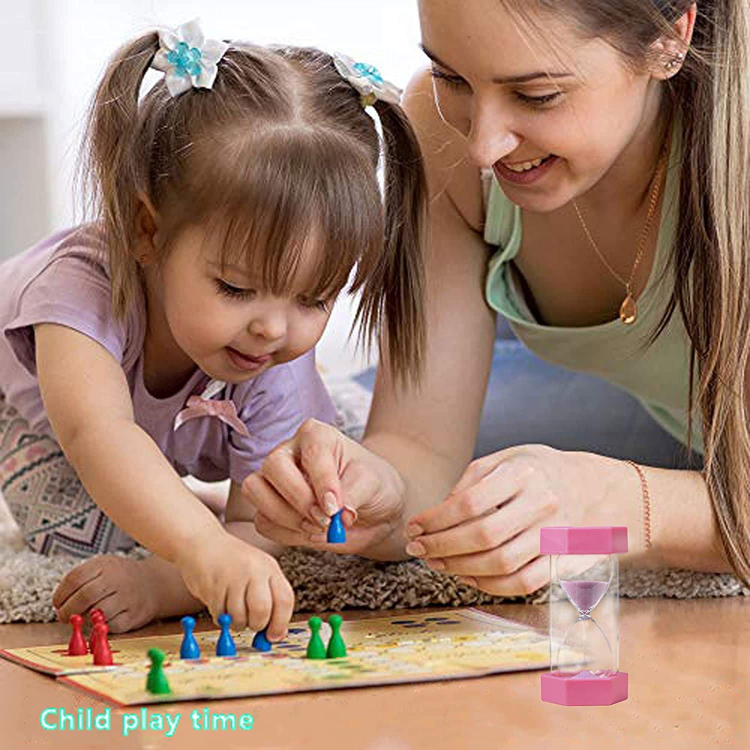 Sand Timer 6 Colors Hourglass 1/3/5/10/15/30 Minutes Sandglass Timer