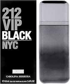 Carolina Herrera 212 Vip Black Elixir Edp Perfume Masculino 100ml