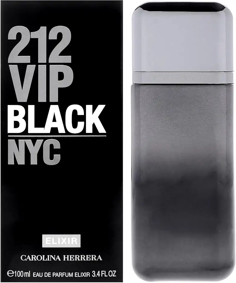 Carolina Herrera 212 Vip Black Elixir Edp Perfume Masculino 100ml