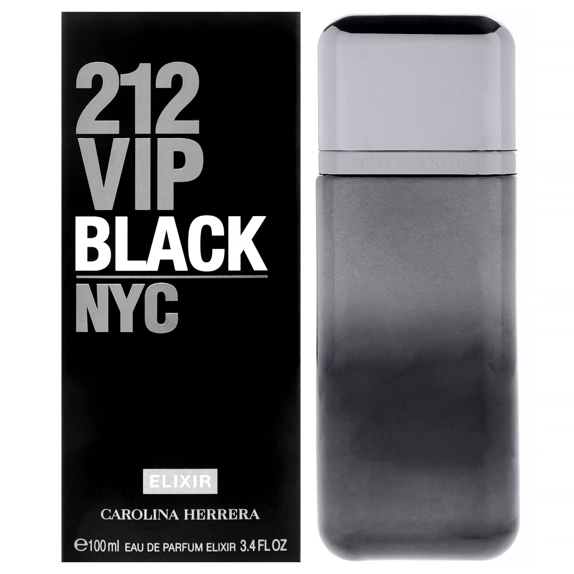 212 VIP BLACK ELIXIR EDP 50ml 国内正規品 箱付き 212 VIP Black Elixir by Carolina Herrera for Men - 3.4 oz EDP
