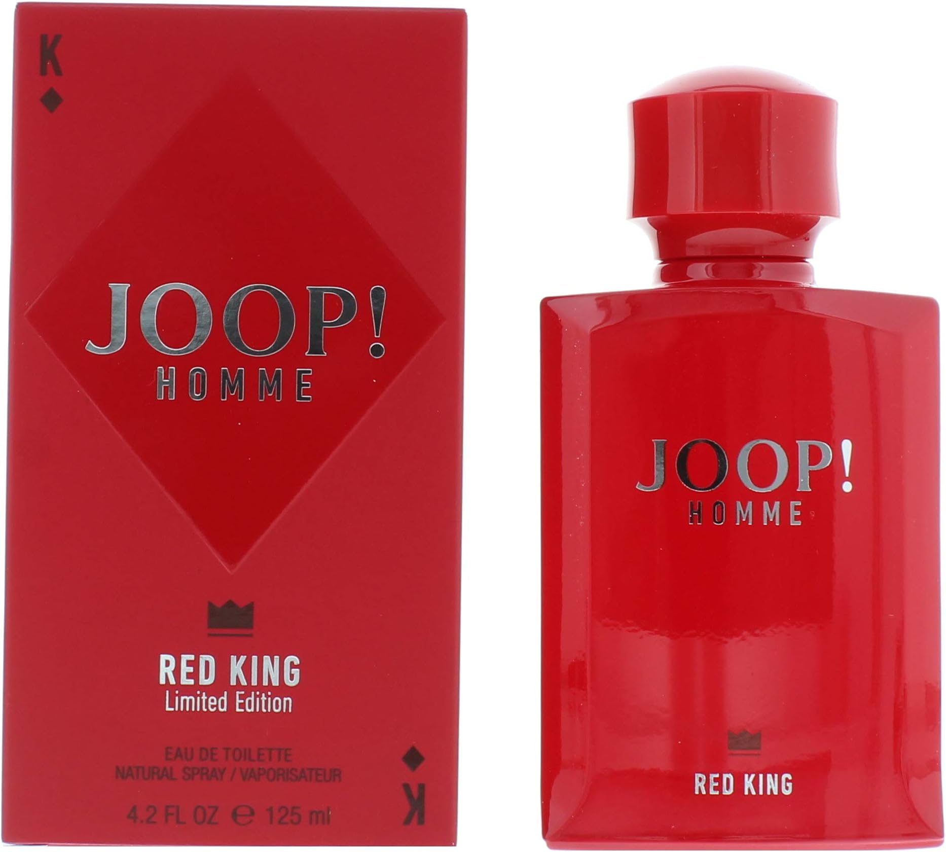 JOOP! Homme Red King Limited Edition Eau de Toilette Spray For Him, 125 ml
