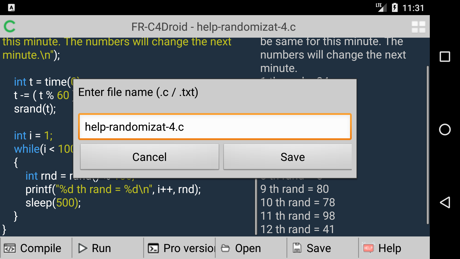 C4Droid - A simple C compiler and simulator. - App on Amazon Appstore