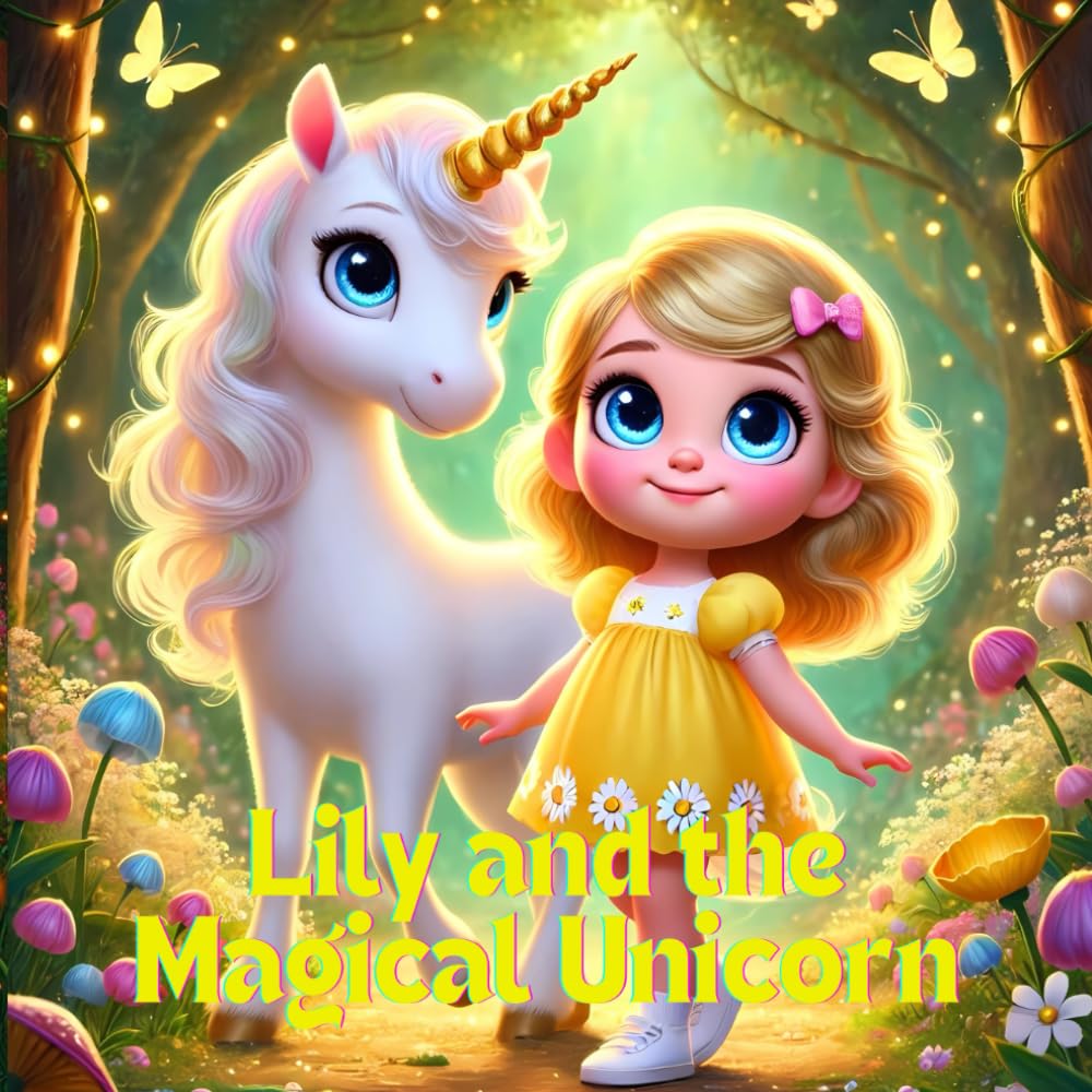 Lily and the Magical Unicorn: A Heartwarming Unicorn Story and Coloring Book for Kids Ages 3-6