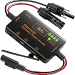 PWM Solar Charge Controller 12V 20A Solar Panel with LCD Display Charge Controller for Gel AGM Lithium LiFePO4 Batteries Charge Controllers Compatible with Type-c and USB（12v/20A）