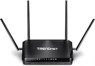 TRENDnet AC2600 MU-MIMO Wireless Gigabit Router, TEW-827DRU, Increase WiFi Performance, WiFi Guest Network, Gaming/Internet/Home Router, Beamforming, 4K streaming, Quad Stream, Dual Band Router
