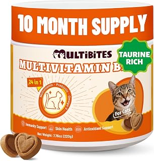 330 Bites 24-in-1 Cat Vitamins with Taurine for Indoor Cats