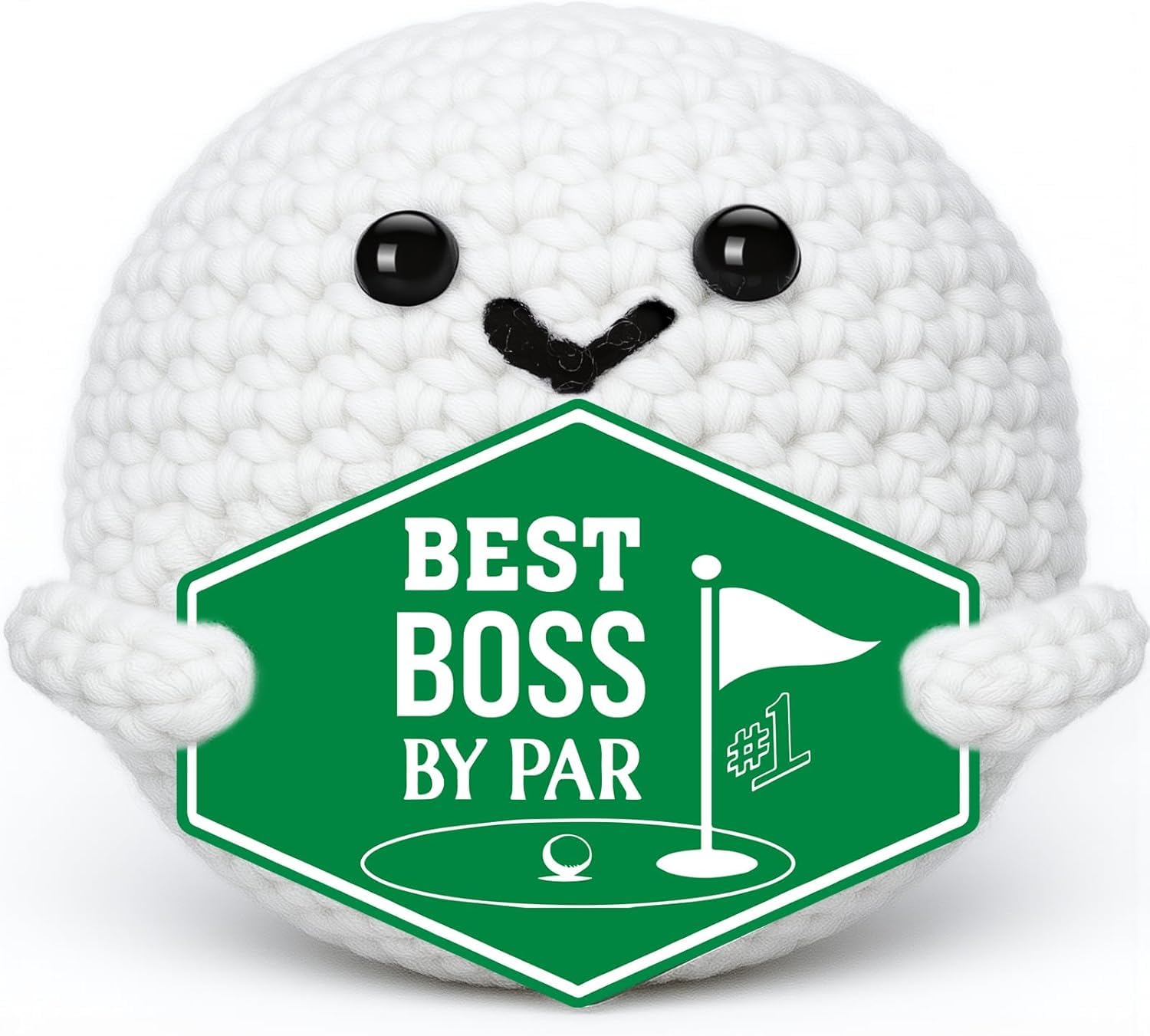 ALUNME Cool Funny Appreciation Bosses Office Golf Gift for Boss Lady Woman Male Female Manager Supervisor Mentor Christmas White Elephant Birthday (best boss by par)