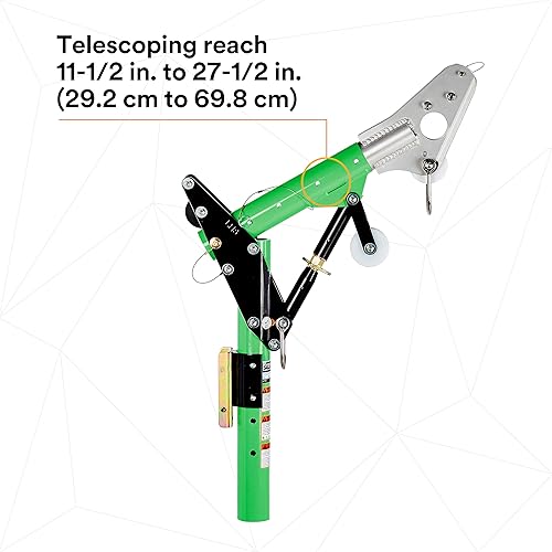 Miniatura 8 de 3M DBI-SALA Advanced 8518001 Davit Componente, 11-12" "-27-12" Desplazamiento Ajustable Mástil de Davit Superior Con 33" "- 43" Altura del Punto de